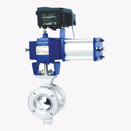 Шаровой кран с V-образным вырезом