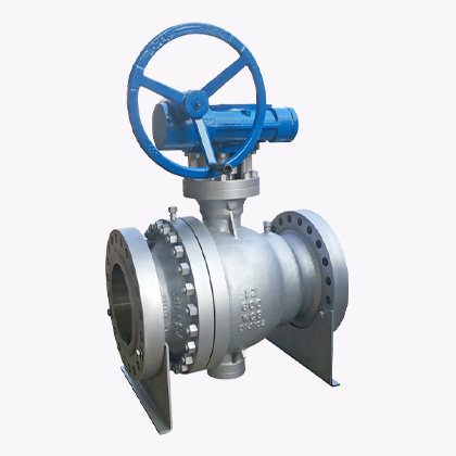 API кран шаровый с шаром в опорах